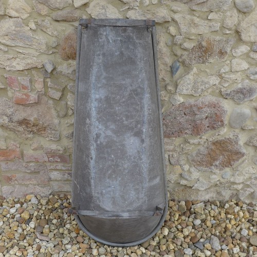 104cm Alte Antike Zinkwanne Badewanne Babywanne Gartenverzierung D.R.G.M - Bild 15 von 16