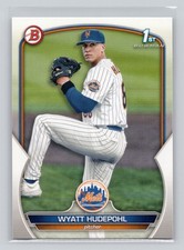 Wyatt Hudepohl 2023 Bowman Draft Baseball #BD-147 New York Mets
