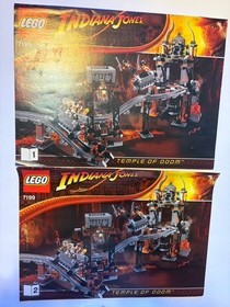 LEGO 7199 Indiana Jones Temple Of Doom Instructions Only Manuals Booklet 1 & 2