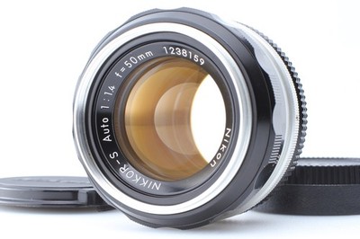 Ai Converted [Near MINT w/Caps] Nikon NIKKOR S Auto 50mm F1.4 Lens From JAPAN