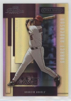 2004 Playoff Prestige Xtra Bases Purple 13/150 Garret Anderson #2 1h1
