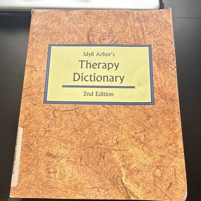 Idyll Arbor's Therapy Dictionary 2nd Edition Paperback English Reference (Good)