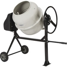 Klutch Electric Cement Mixer, 6.35 Cu. Ft. Dr...
