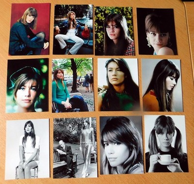 SET 12 FOTOS FRANCOISE HARDY Gesang FUJI SUPERIOR1 1X15 CM REPRODUKTIONEN