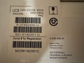 PlayStation 4 Slim 1TB (CUH-2115B) PS4 Console Jet Black Original Box - Working!