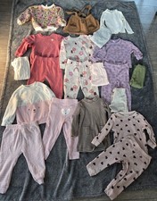Baby Girl 18M Fall Winter Lot Of 20 Tops Pant...