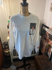 Muhammad Ali Long Sleeve Shirt Mens Medium Wh...