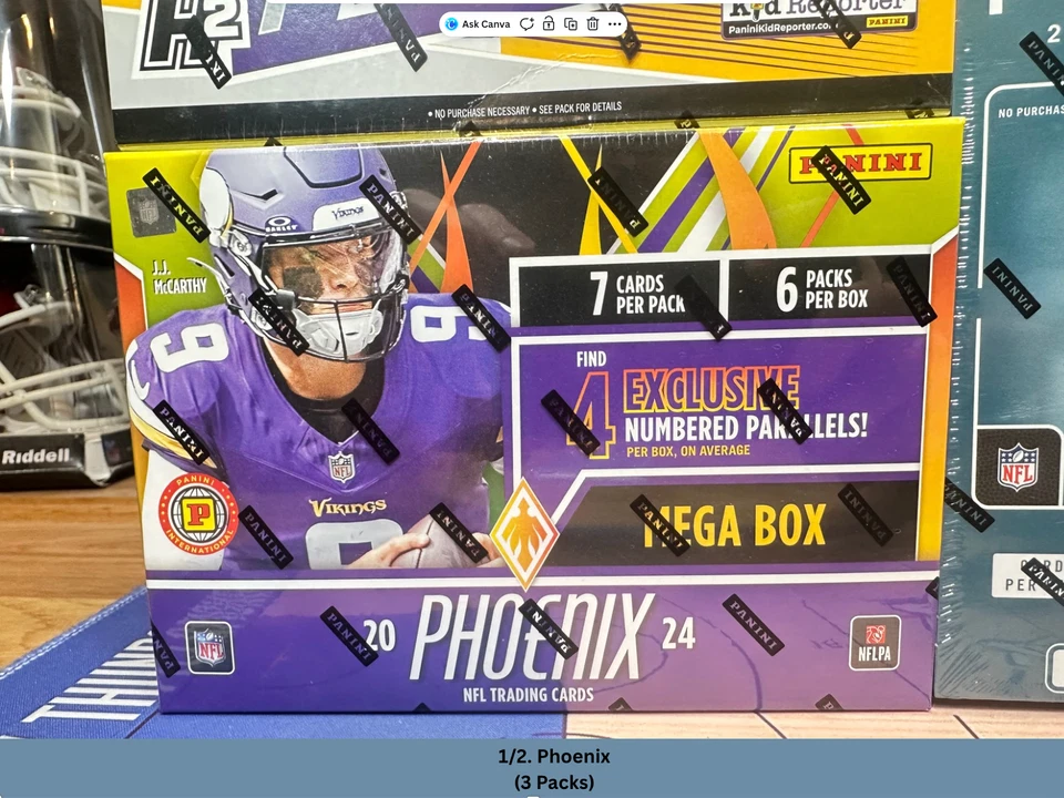 Chicago Bears Hobby Box BREAK 2024 NFL 1/2 Photogenic 1/2 Prestige H2 - Image 4 of 4