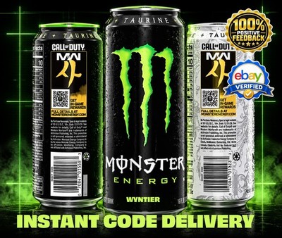NEW * CoD MW4 * Call Of Duty Modern Warfare 4 * Monster Energy Code Tabs 2026