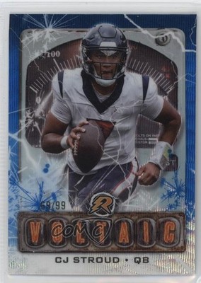 2024 Topps Resurgence Voltaic Blue Surge Refractor 69/99 CJ Stroud #V-1 0lu0