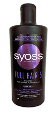 1x Syoss Haar Shampoo Volumen für dünnes, plattes Haar Full Hair 5 (440 ml),