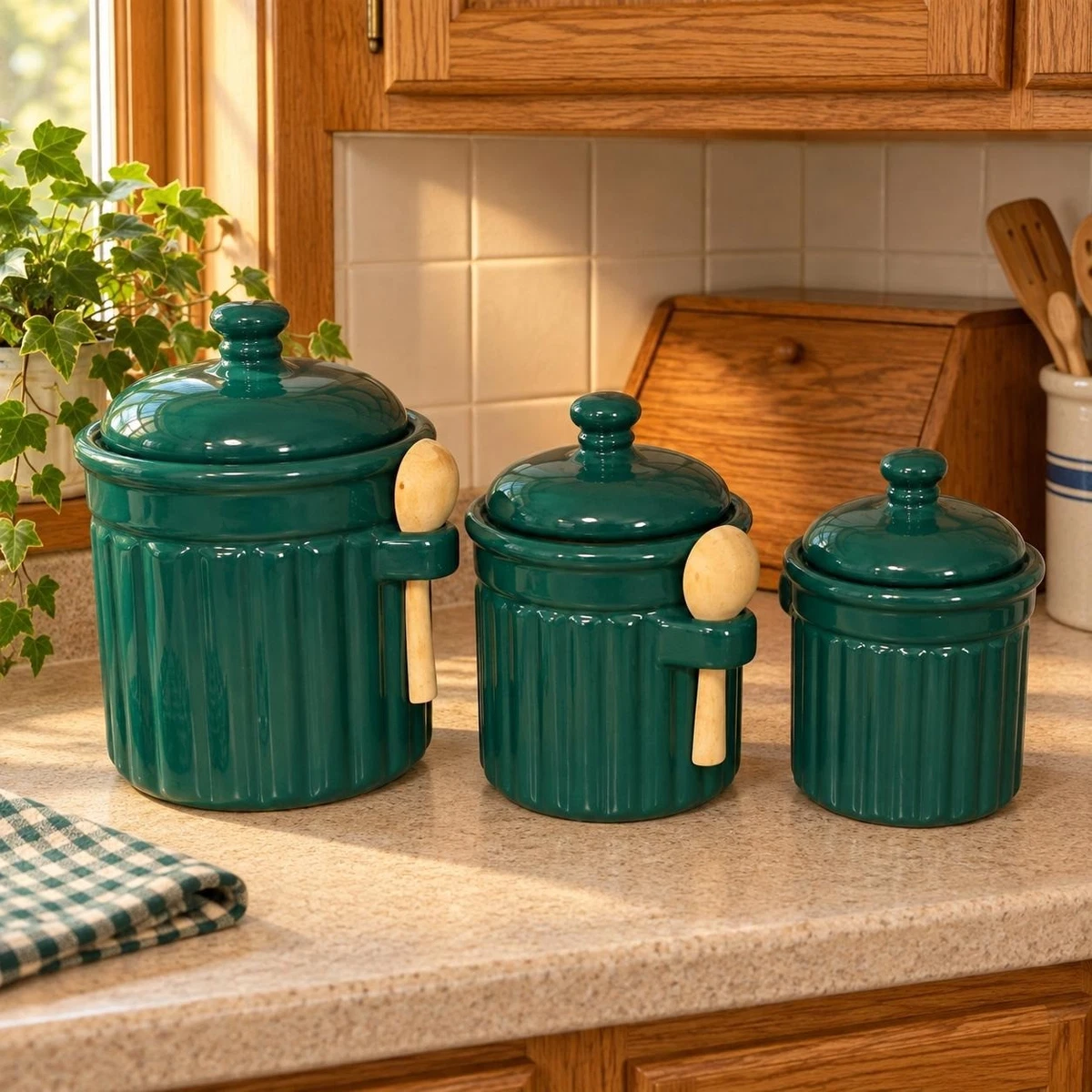 25+ Green Ceramic Kitchen Canisters & Jars for sale | Updated Oct 2026