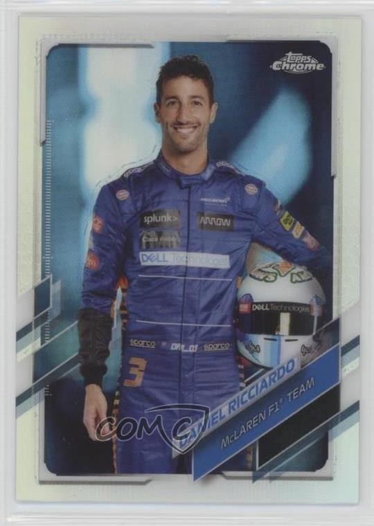 2021 Topps Chrome Formula 1 F1 Racers Refractor Daniel Ricciardo #5 1a1r