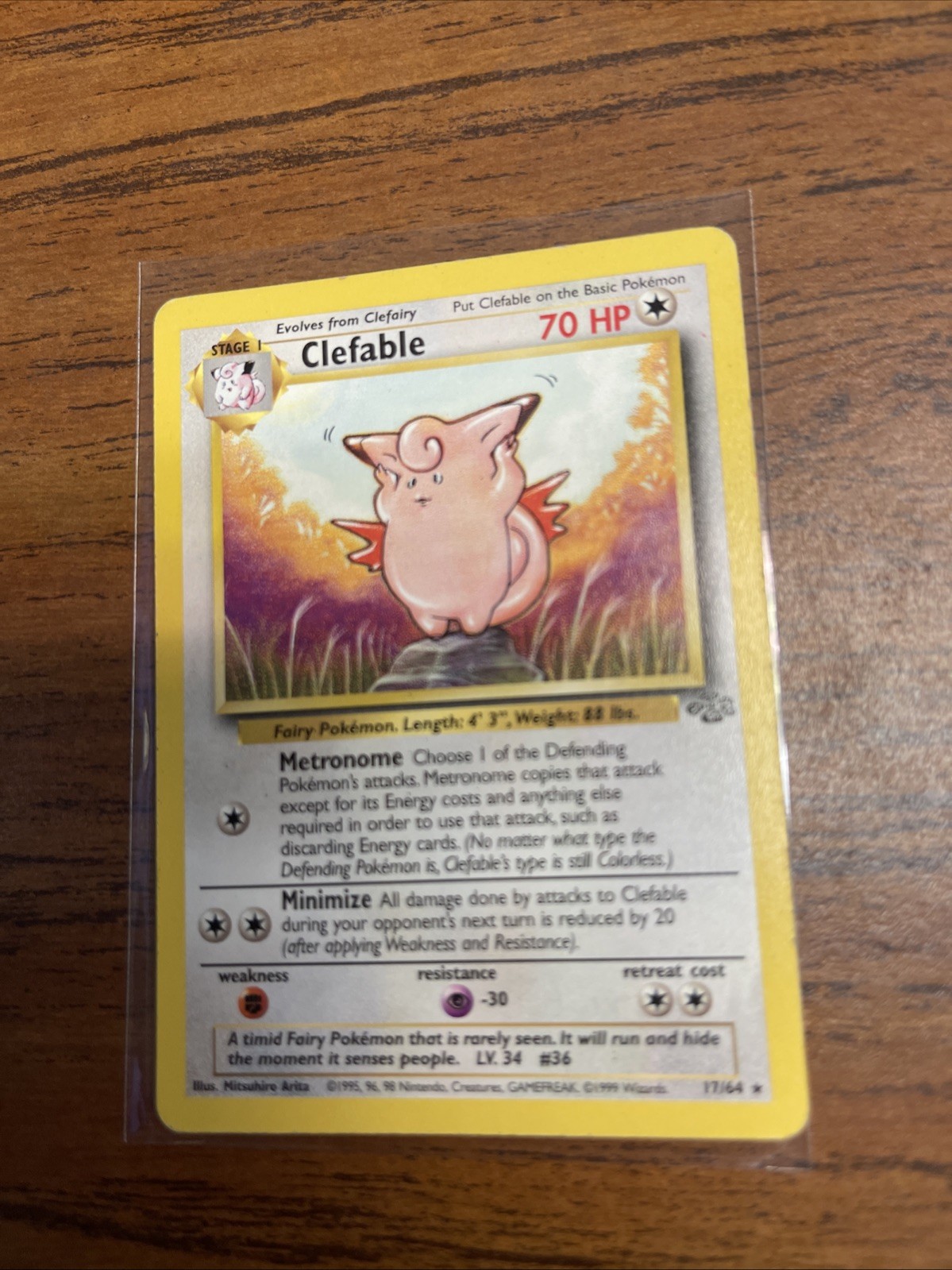 Clefable 17/64 Jungle-Unlimited Edition Regular