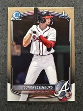 2025 Bowman Draft 1st Bowman Chrome #BDC-124 Conor Essenburg, Atlanta Braves
