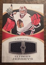 2010-11 Ultimate Collection Hockey Ultimate Jerseys Marty Turco Dual GU #052/100