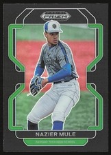 NAZIER MULE 2022 PANINI PRIZM DRAFT BLACK REFRACTOR