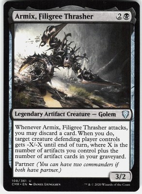 Armix, Filigree Thrasher 108 Uncommon Commander Legends Magic: The Gathering NM