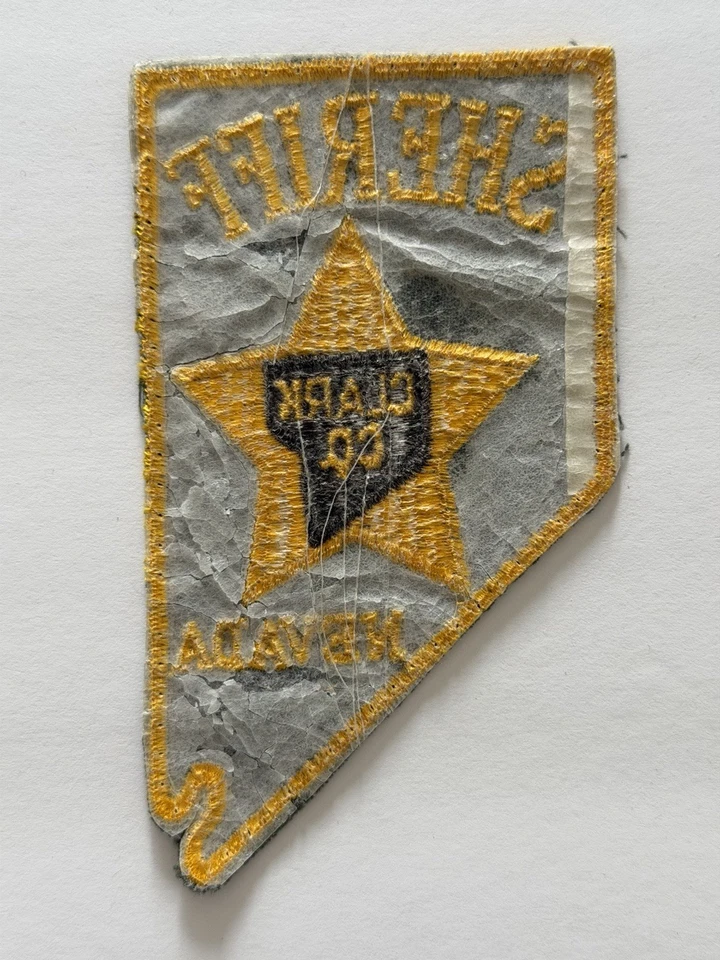 Clark County Nevada Sheriffs Office Vintage Original Shoulder ￼Patch ￼ - Image 3 of 3