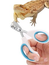 Stainless Steel Bearded Dragon Nail Clippers,Lizard Blue