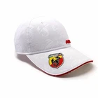 Abarth White Curved Brim Hat