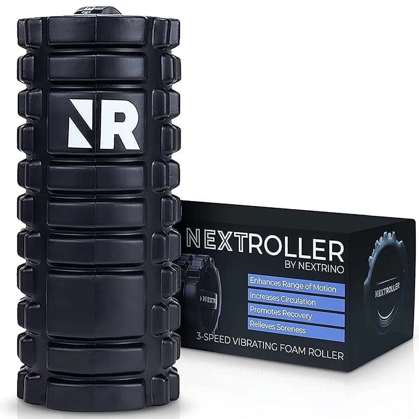 NextRoller 3-Speed Vibrating Foam Roller - High Intensity Vibration for Recovery
Opens in a new wind