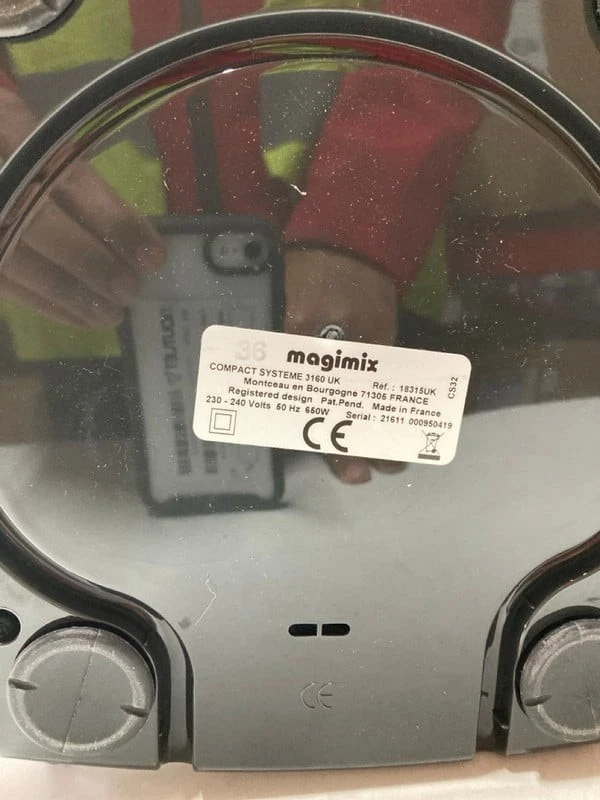 Magimix Compact 3160 Auto Multifunction Food Processor White | New No Box - Image 4 of 4