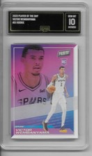 Victor Wembanyama 2023-24 Panini  #51 PLAYER OF THE DAY GMA 10