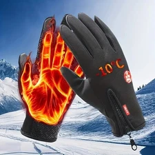 Thermal Touchscreen Gloves | Waterproof Cycling Running Driving | Lightweight No