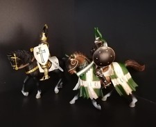 Schleich Ritter/Pferd- Gruppe 70047 Taurus+70035 Kreuz aus 2003/2005 benutzt