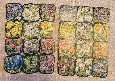 Stammbuchblümchen 2 Bögen ältere Oblaten- DDR