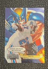 1997 Skybox Marvel Metal Universe Eddie George Wolverine 4 Of 20 Houston Oilers 1997 Skybox Marvel Metal Universe Eddie George Wolverine 4 Of 20 Houston Oilers