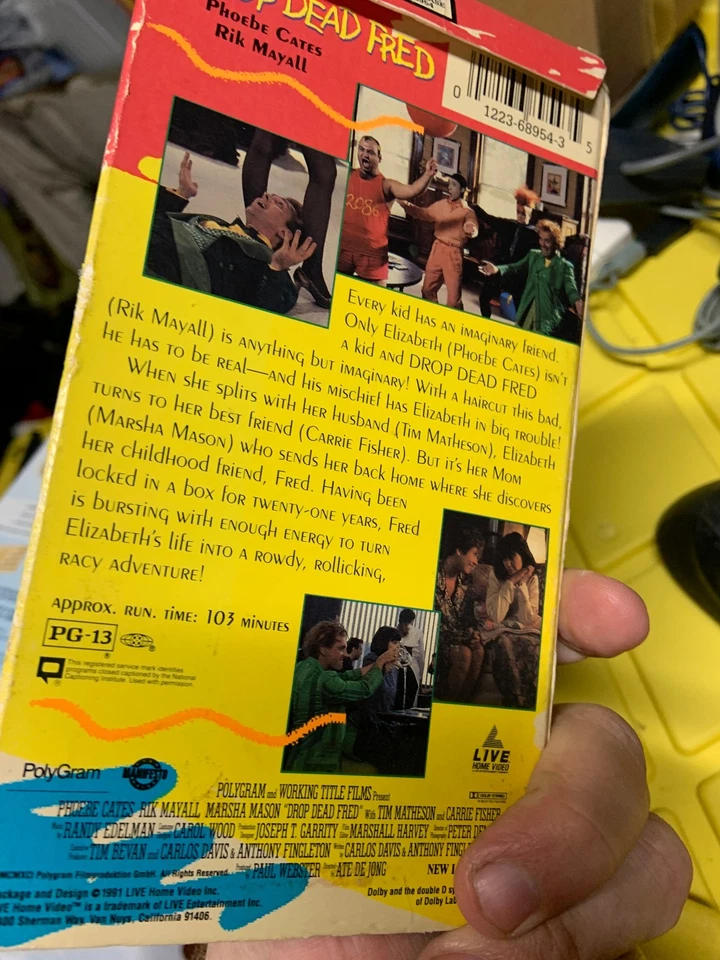 Drop Dead Fred (VHS, 1991) - Image 4 of 4