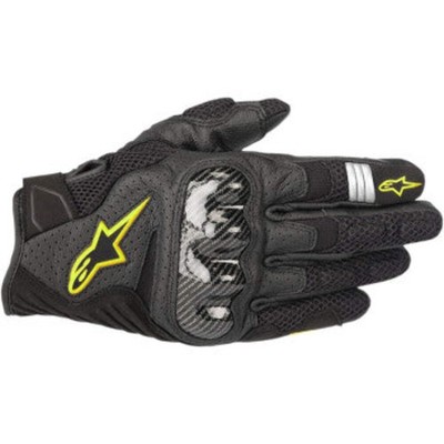 Alpinestars SMX-1 Air V2 Black/Fluo Yellow Gloves