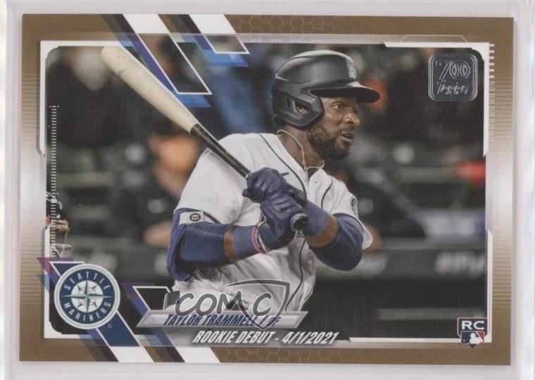 2021 Topps Update Debut Gold 1761/2021 Taylor Trammell #US277 Rookie RC 2f9
