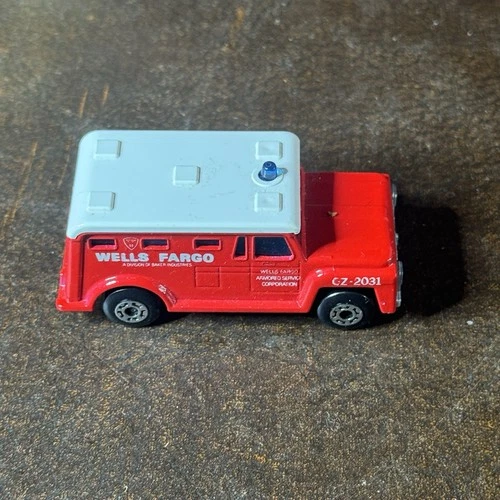 Vintage Matchbox Superfast 69 Wells Fargo Armoured truck Great Condition