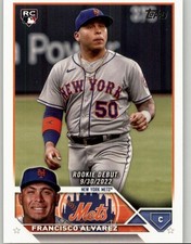 2023 Topps Update Francisco Alvarez #US255 New York Mets