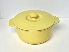 CHANTAL 1.3/4 Quart Yellow Stoneware Ceramic Dutch Oven Casserole Dish w Lid
