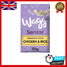 Wagg Senior Complete Dry Dog Food 15kg - 28% Meaty Ingredients 1.51 per kilo
