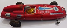 Indianapolis 500 Friction Car Toy Japan Tin Litho 10" Vintage Rare Car