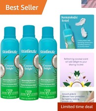 Luxurious Coconut Shave Gel for Women, 3 Pack  7oz Hydrating  Gentle Formula