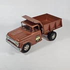 Vintage 60's TONKA Bronze Hydraulic Dump Truck Works!