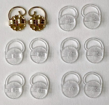 Levears 1 Pair Sterling Silver 5 Pair Plastic...