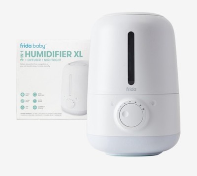 Frida Baby 3-in-1 XL Cool Mist Humidifier for Large Rooms + Diffuser, Nightlight