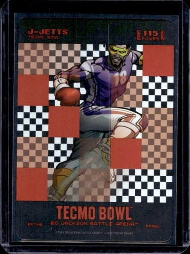 2026 Bo Jackson Battle Arena Tecmo Bowl J-Jetts Big Pixel Battlefoil #BP746