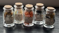 Target Mini Potion Bottles Lot Of 5 Halloween Pumpkin Ghost Spiders Moon Magic