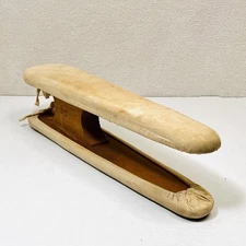 VTG Antique Handmade Tailors Ironing Wooden Sleeve Board Seamstress Laundry Aid