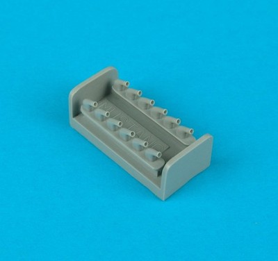 P-51D Mustang exhausts-type B for Tamiya Bausatz / 1:48 - Quickboost 48060