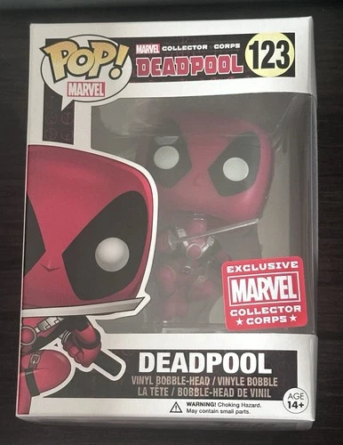 Funko Pop! Marvel: Deadpool #123 w/Original Box; Never opened; minor Box Wear