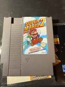 Super Mario Bros 2  NES Cib Game Cartridge Authentic Near Mint 🔥 Box